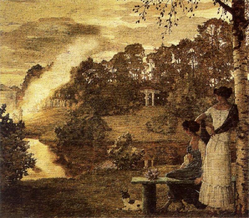 Konstantin Somov Firework Display oil painting picture